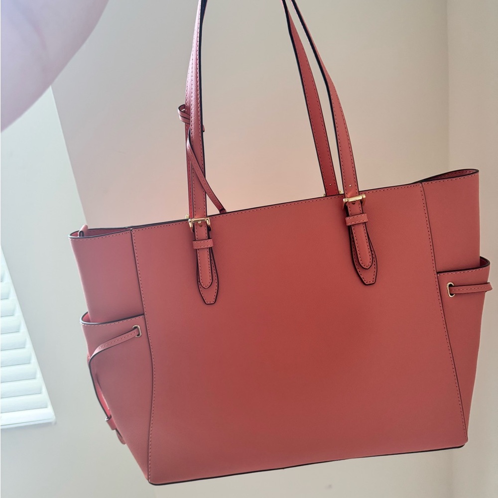 Michael Kors Jet Set Travel Tote – Coral – Brand New, Never Used - Picture 3 of 6